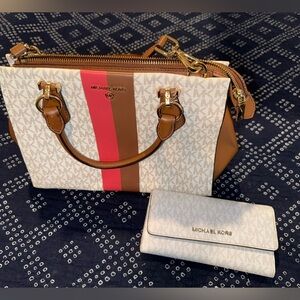 Michael Kors Crossbody Bag and Matching Wallet